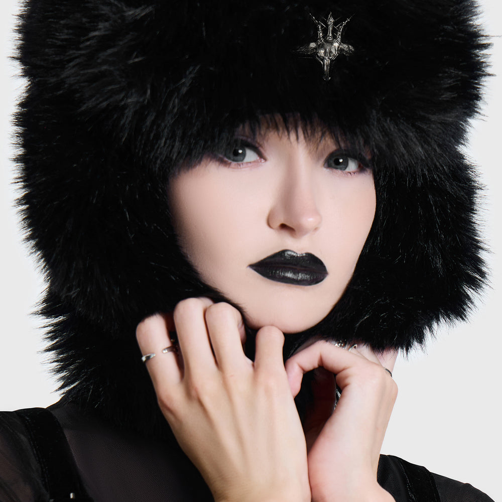 Baphomet Trapper Hat, view 4