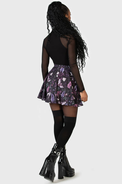 Deadly Blossom Mini Skirt