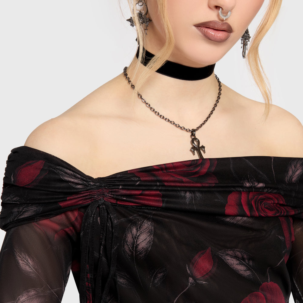Fawnelle Off The Shoulder Top ‐ KILLSTAR