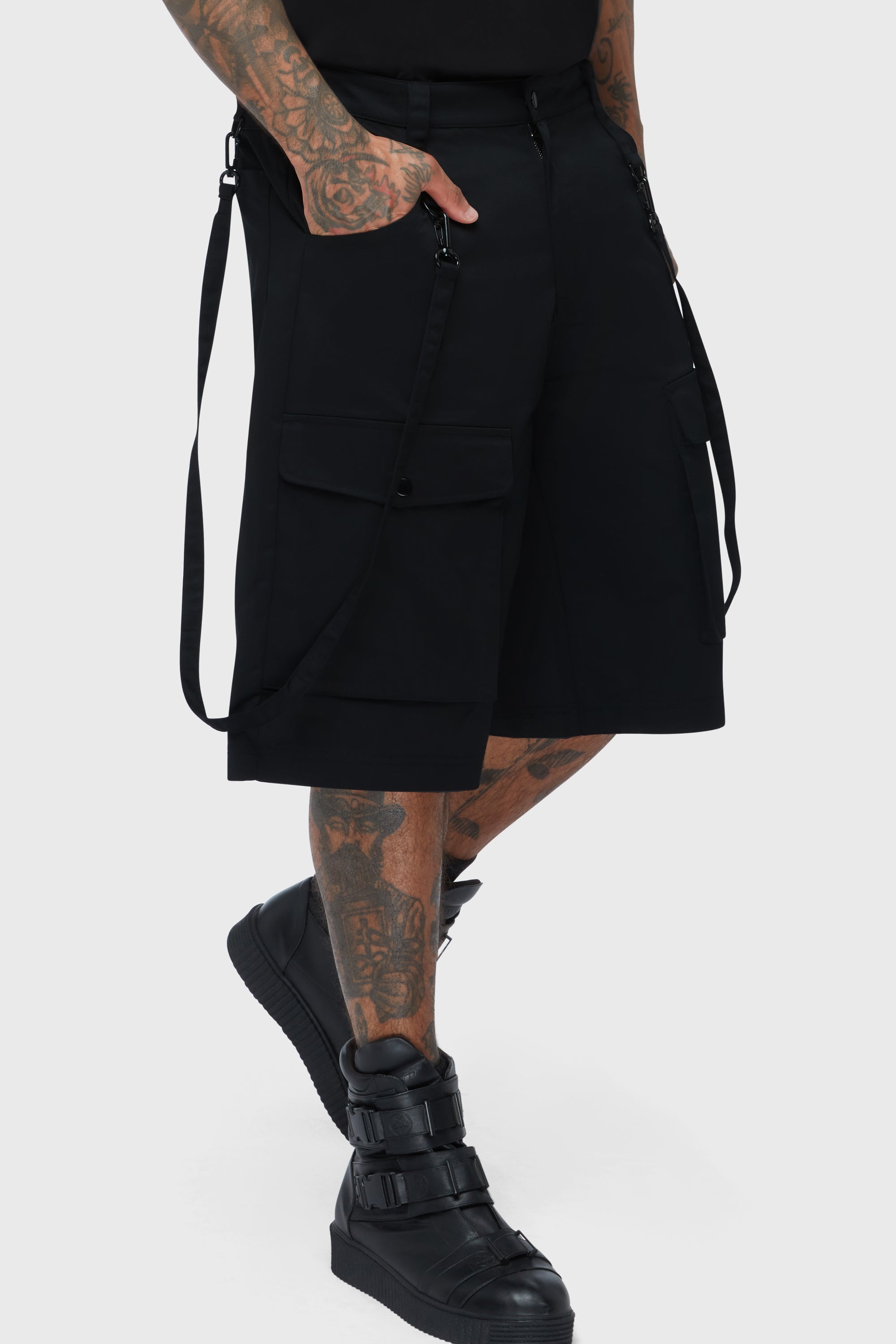 M 即発送 EC Melodi Skull Star Shorts Black SacredSkullShorts-B_2000x3000.