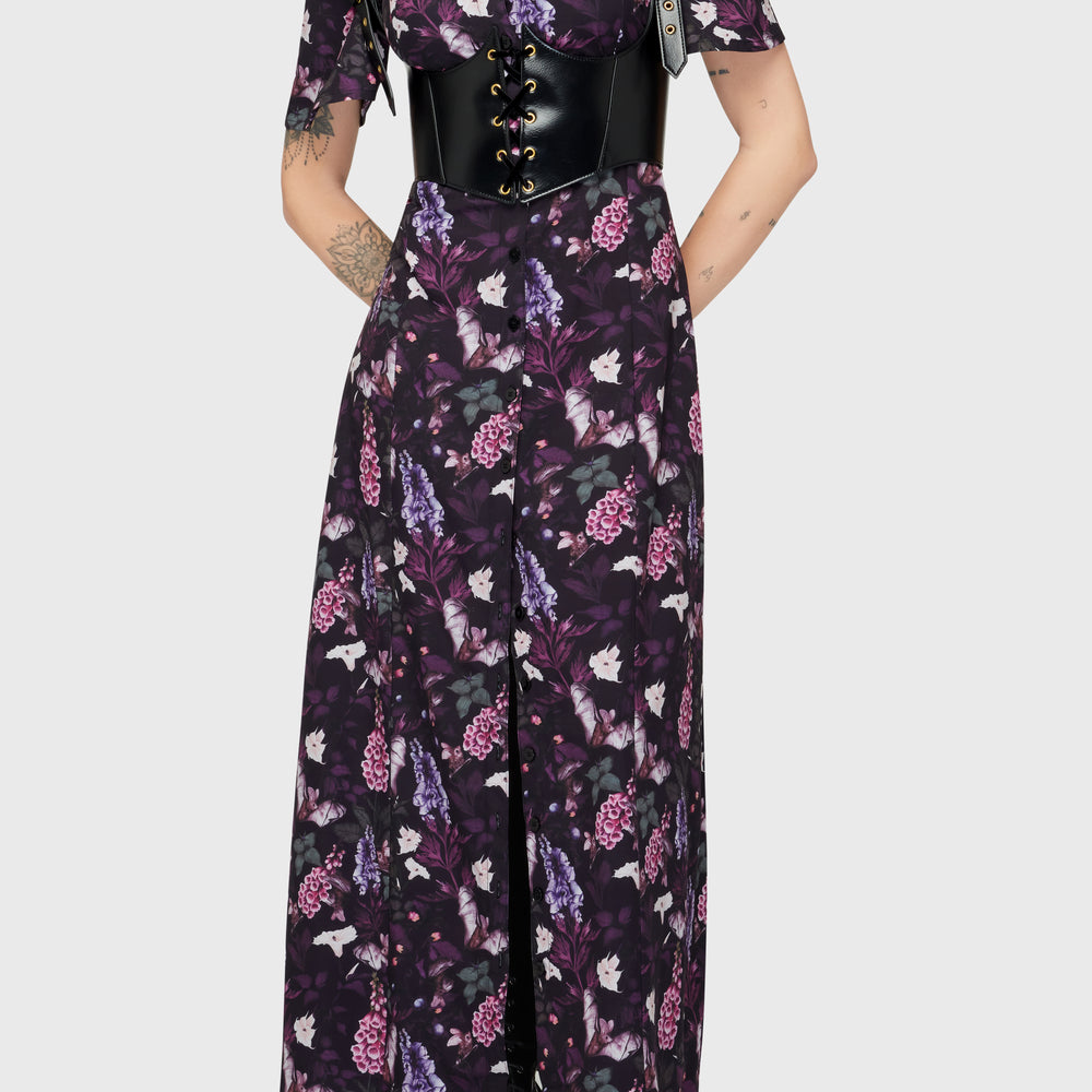 Willow Wisp Short Sleeve Maxi Dress ‐ Killstar