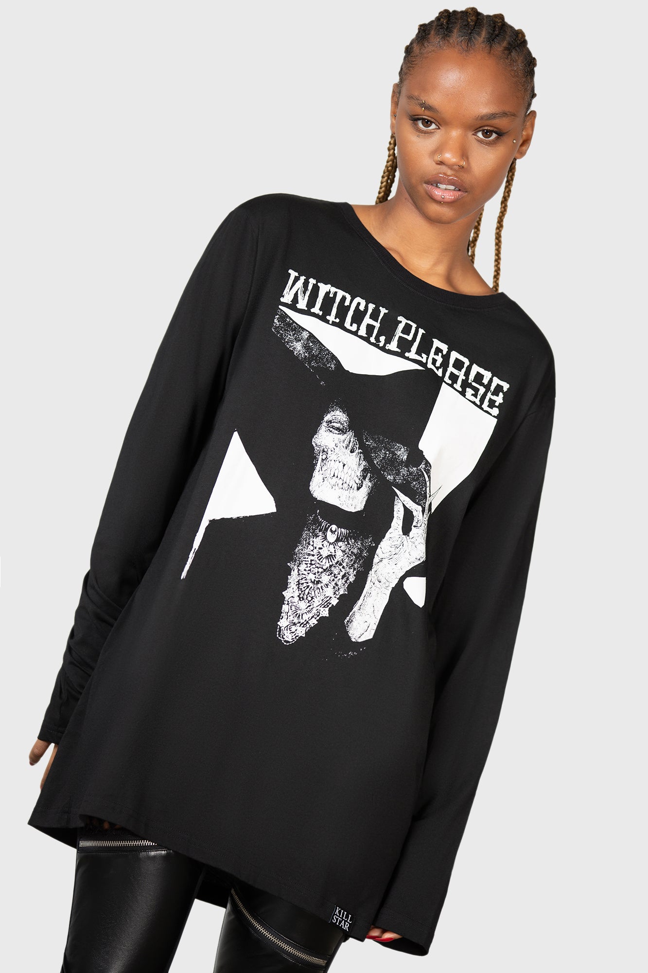 Wytch Gaze Long Sleeve Top | Killstar