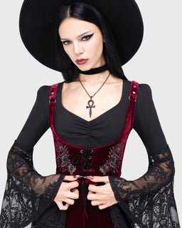 A Devil's Rose Underbust Corset Top