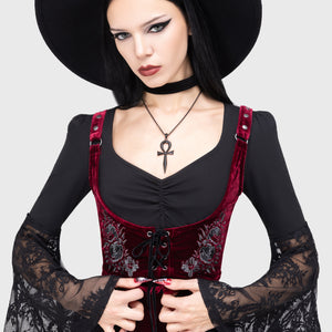 A Devil's Rose Underbust Corset Top