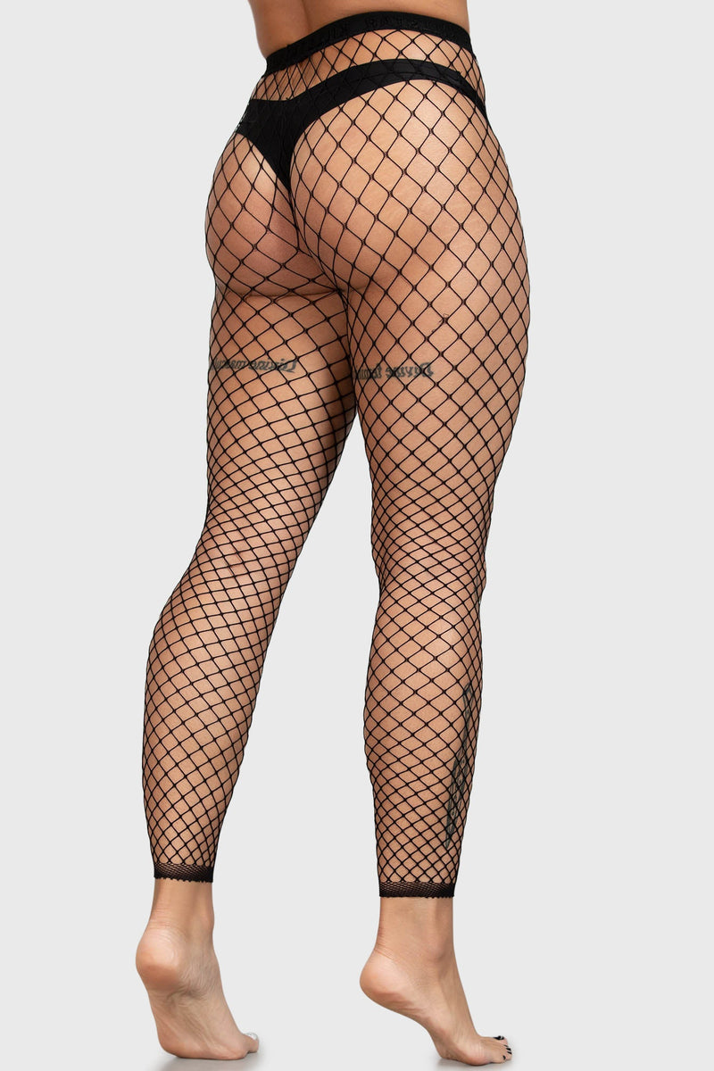 All Caught Up Fishnet Tights [B]