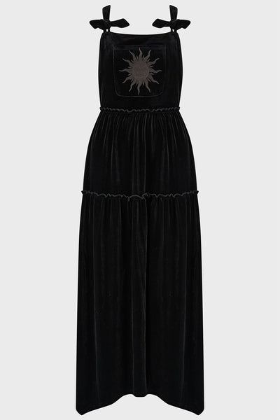 Ascended Maxi Pinafore Dress