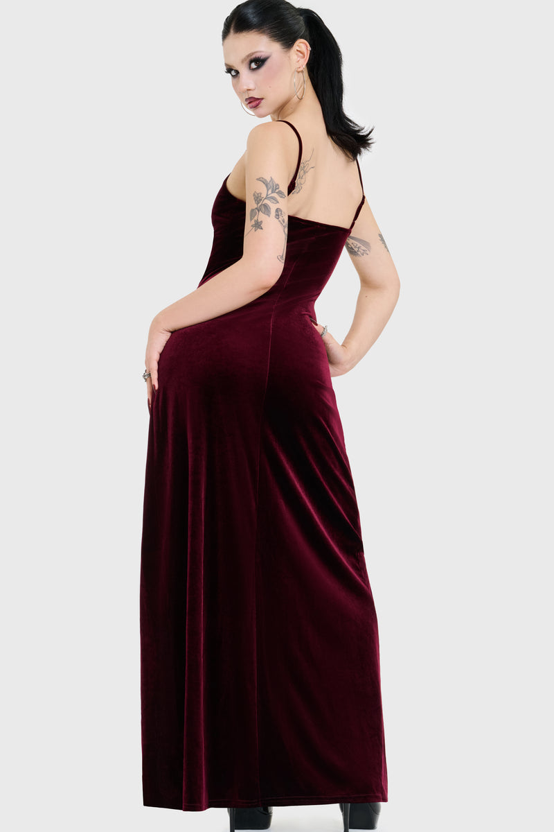 Basilica Velvet Maxi Dress