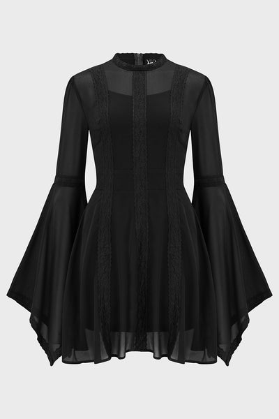 killstar long sleeve dress women's dress with long sleeves KILLSTAR - Witchural