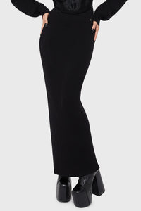 Belinda's Woe Maxi Skirt [Black]