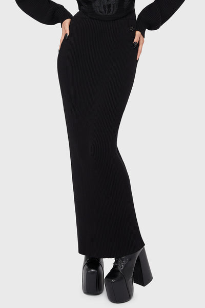 Belinda's Woe Maxi Skirt [Black]