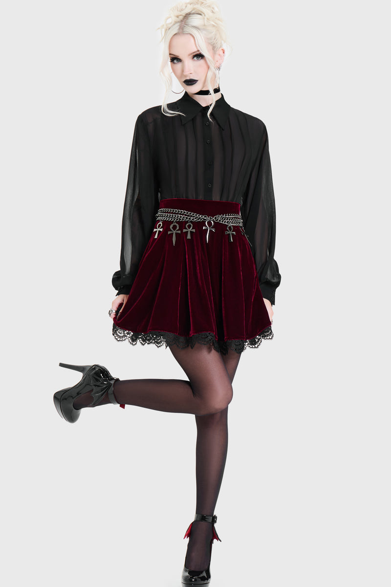 Blood Moon Mini Skirt