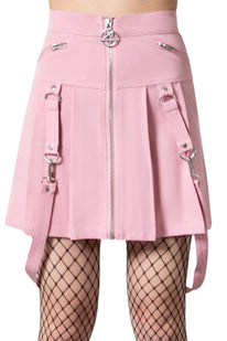 Blaire B*tch Mini Skirt [PASTEL PINK]