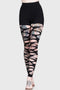 Carved Up Slashed Tights