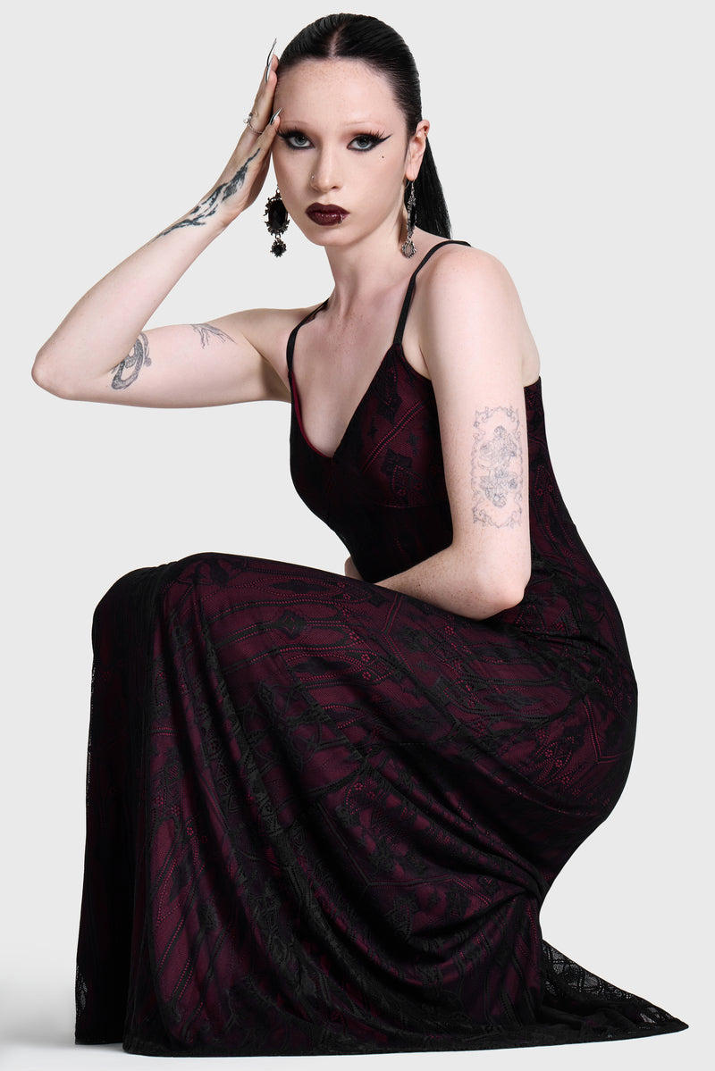 Cathedral Curse Slip Dress