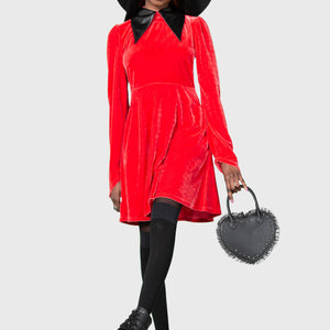 Cathedral II Skater Dress [RED]