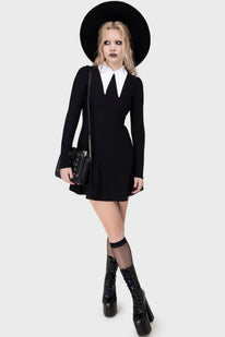 killstar cathedral skater dress women's dress KILLSTAR - Cathedral II Skater