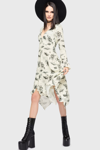 Celestial Night Midi Dress