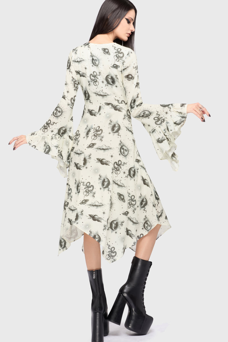 Celestial Night Midi Dress