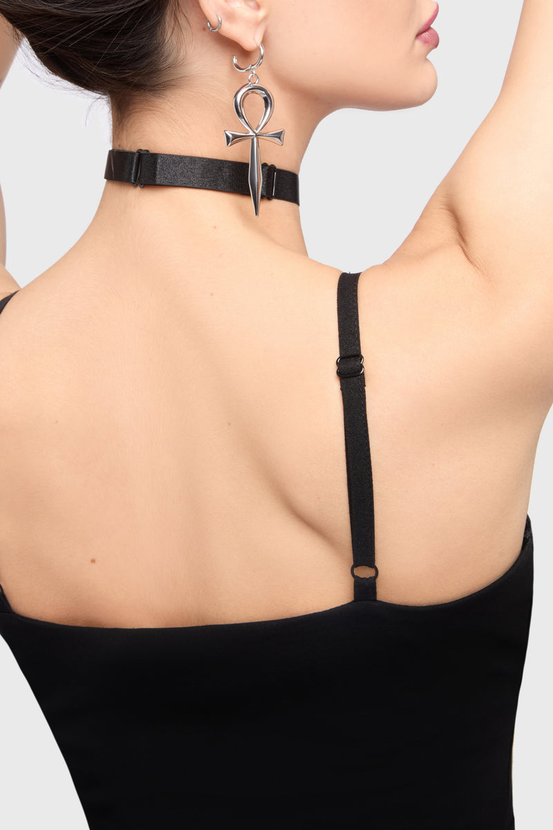 Chapel Blessing Strap Midi Dress