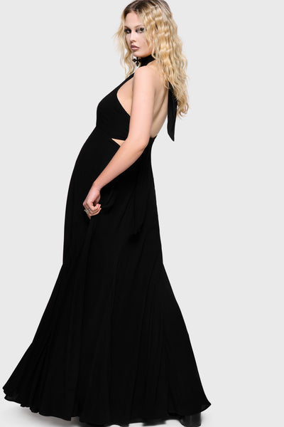 Chapel Blessing Tie Back Maxi Dress