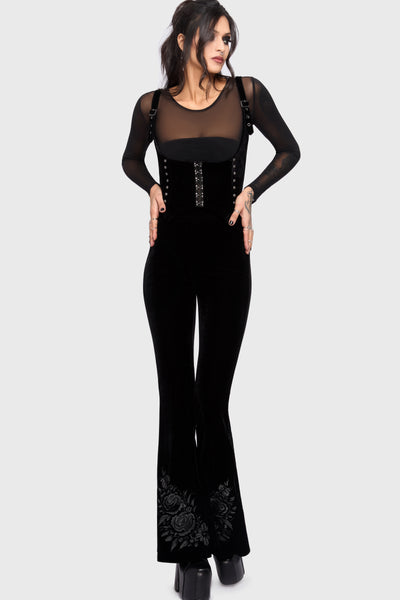 Chapel Blessing Velvet Underbust Corset Top