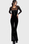 Chapel Blessing Velvet Underbust Corset Top