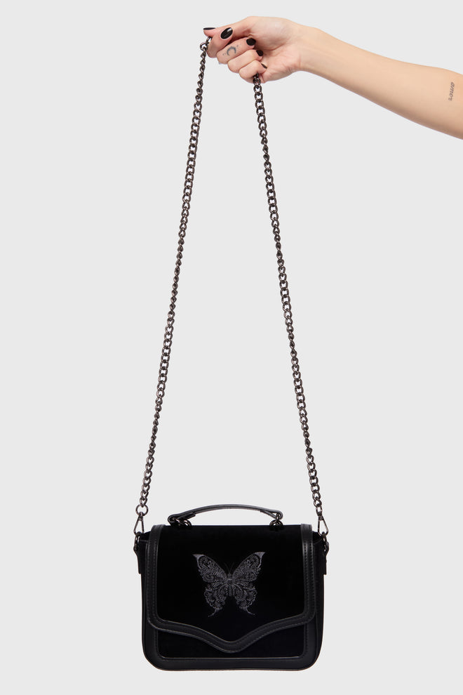Chapel Blessing Velvet Shoulder Bag