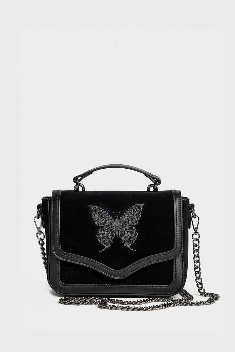 Chapel Blessing Velvet Shoulder Bag