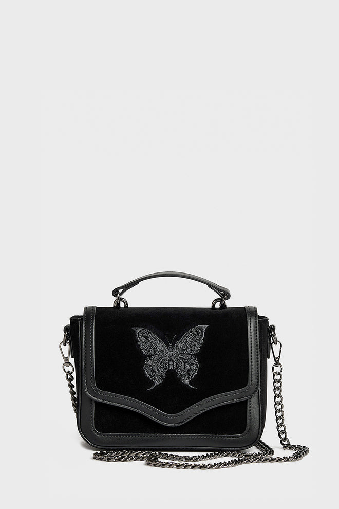 Chapel Blessing Velvet Shoulder Bag