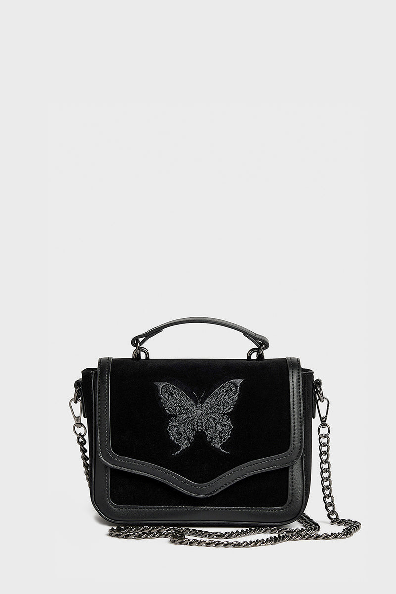 Chapel Blessing Velvet Shoulder Bag