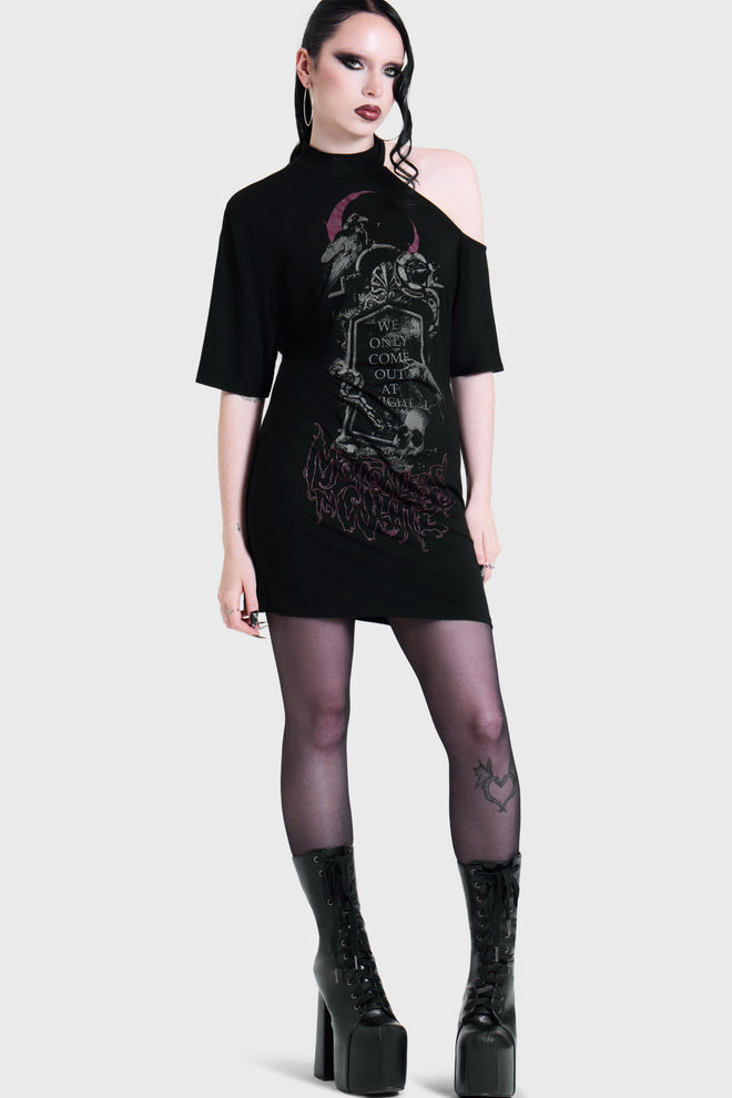 COME OUT AT NIGHT T-SHIRT DRESS