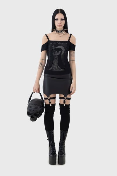 Contact The Dead Skull Handbag