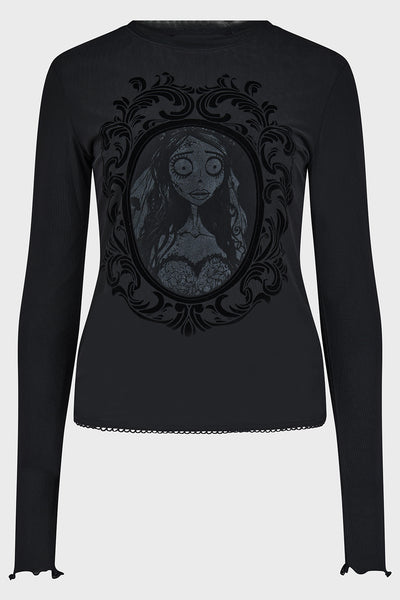 Corpse Bride Emily Mesh Top