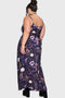 Cottage Chorus Maxi Dress [BLACK/PURPLE]
