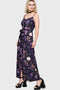 Cottage Chorus Maxi Dress [BLACK/PURPLE]
