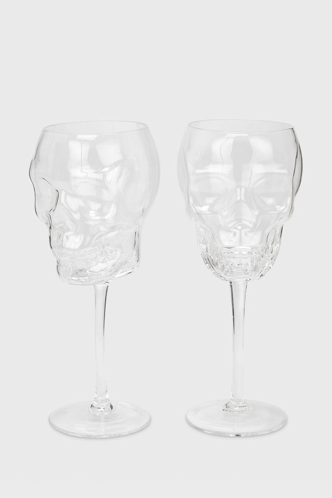 Cranium Wine Glasses [CLEAR]