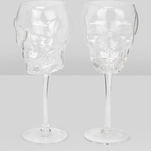 Cranium Wine Glasses [CLEAR]