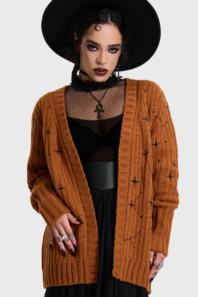 Crescent Night Knitted Cardigan