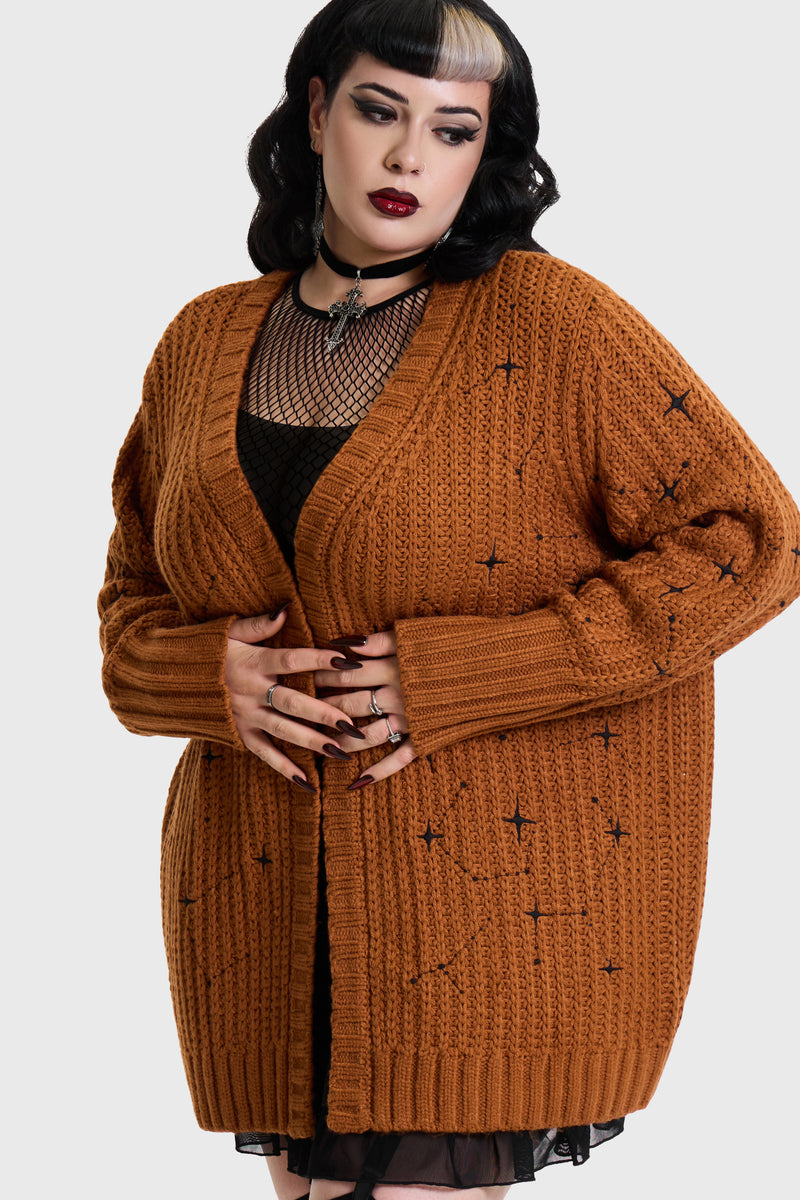 Crescent Night Knitted Cardigan