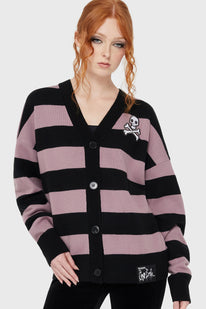 Crossbones Knit Cardigan
