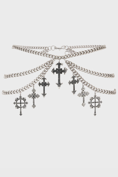 Crucifix Chain Belt