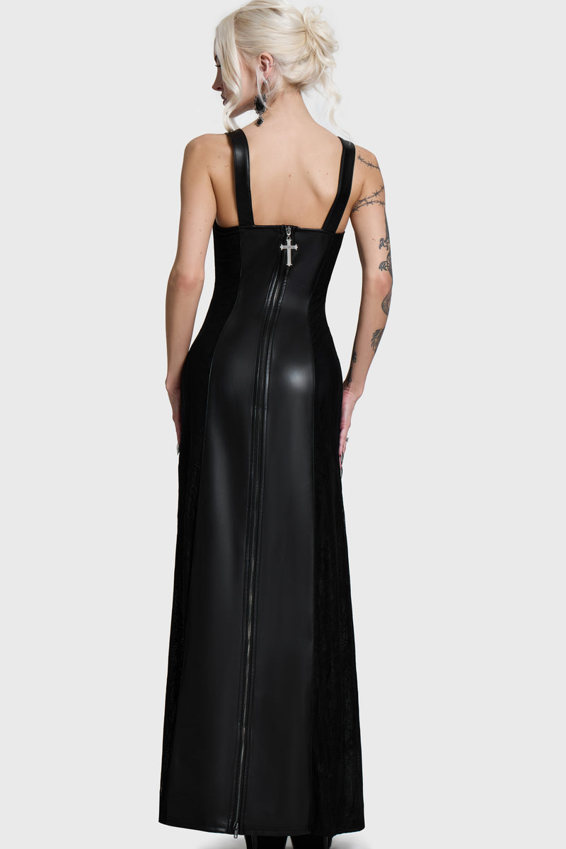 Crucifix Maxi Dress