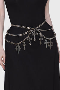 Crucifix Chain Belt