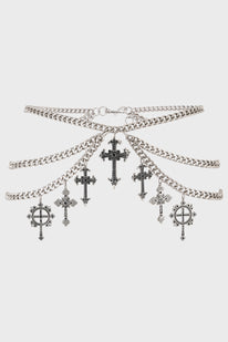 Crucifix Chain Belt