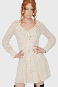 Cybele Lace Dress [Ivory]