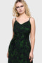 Cottage Chorus Maxi Dress [BLACK/GREEN]