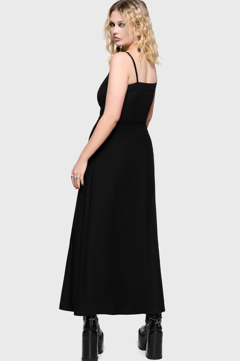 Cottage Chorus Maxi Dress [BLACK]