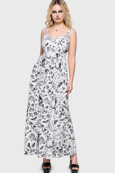 Junniper Maxi Dress [WHITE/BLACK]