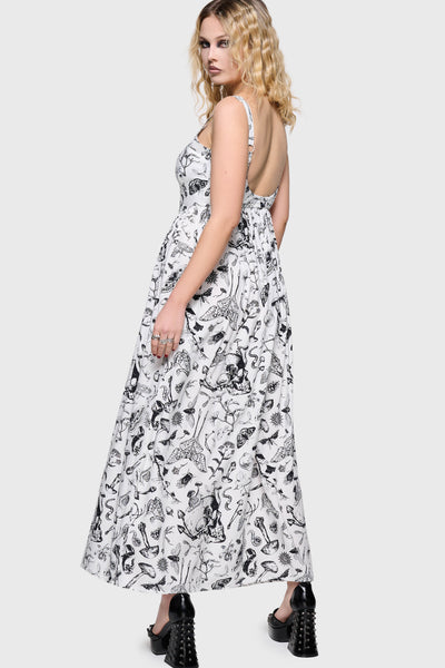 Junniper Maxi Dress [WHITE/BLACK]