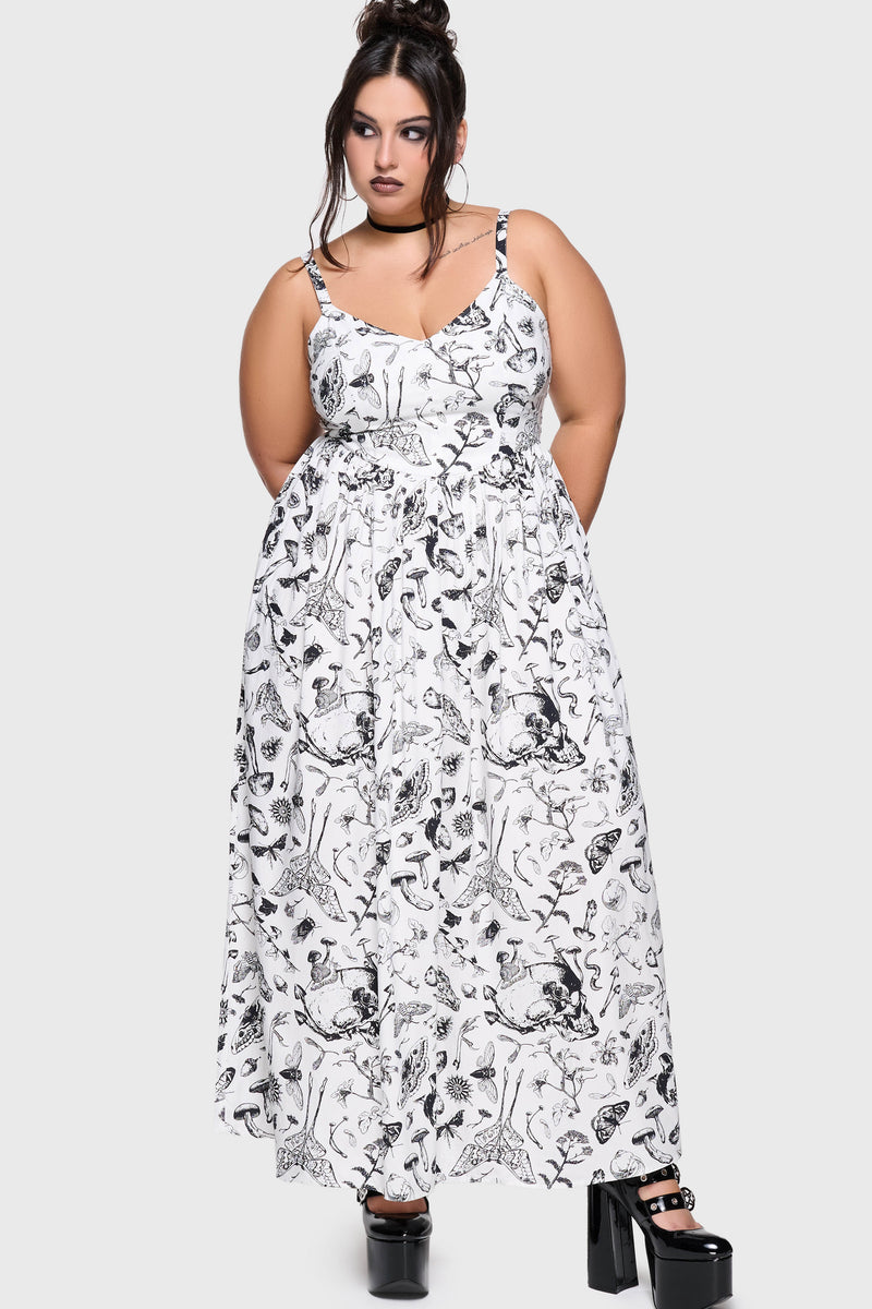 Junniper Maxi Dress [WHITE/BLACK]